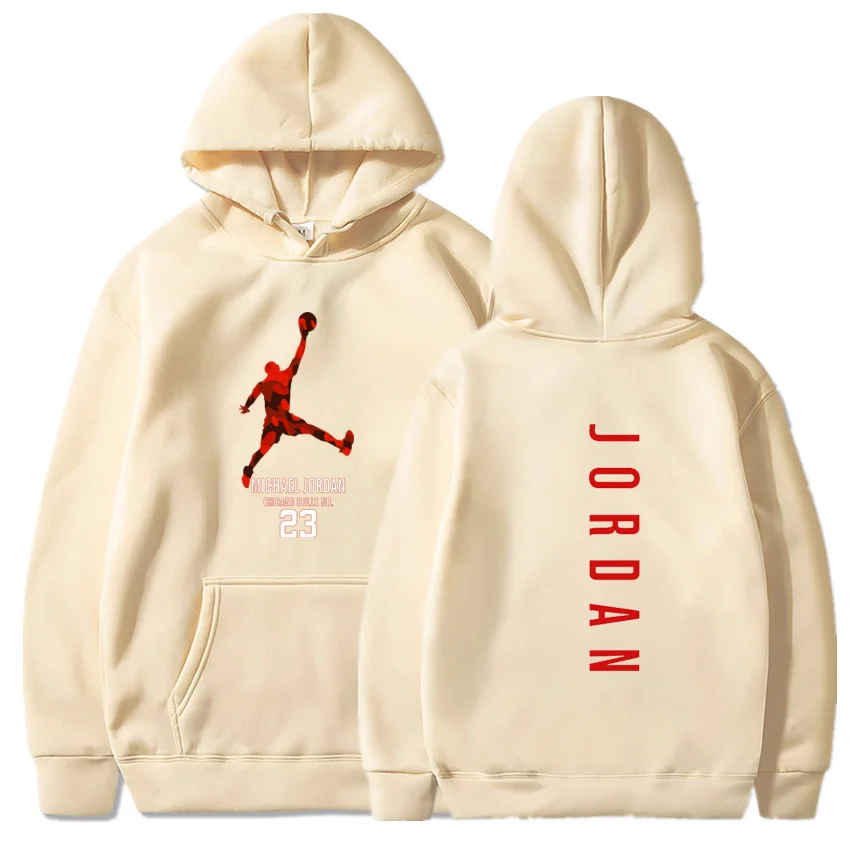 JORDAN-Sudadera con capucha informal para hombre, ropa para parte superior masculina, de calle, para primavera y otoño, JORDAN 23