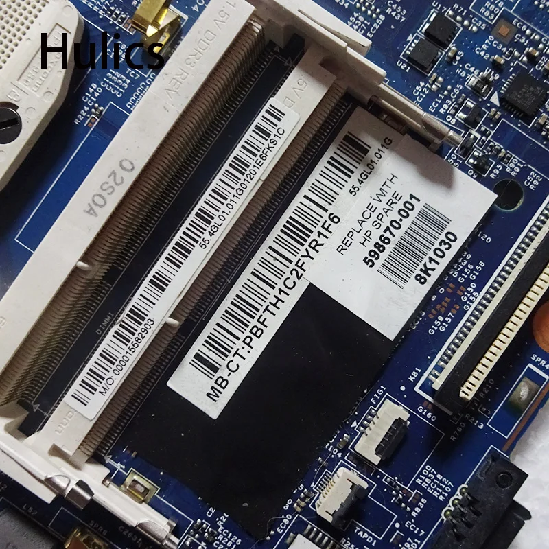 Hulics для HP Probook 4720s 4520s материнская плата ноутбука 628795-001 598668-001 633551-001 598670-001 аккумулятор большой емкости