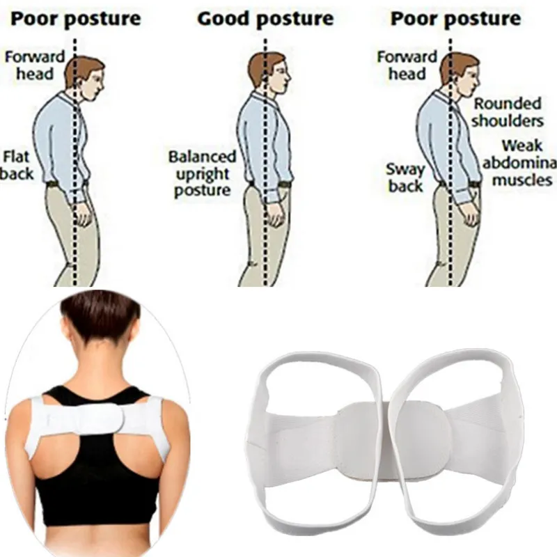 Медицинский Корректор осанки для ключицы для взрослых и детей, Ортопедический Корсет для поддержки спины