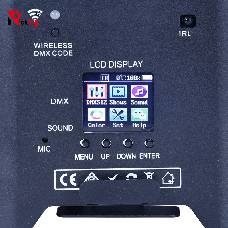10 шт. с зарядным футляром беспроводной DMX Wifi Пульт дистанционного управления Led