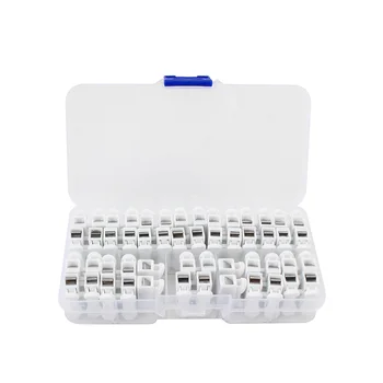 

26pcs/box Quick Splice Lock Wire Connector CH2 2 Pins Electrical Cable Terminals 20x17x13.5mm Led Strip Connectors Adapter Wire