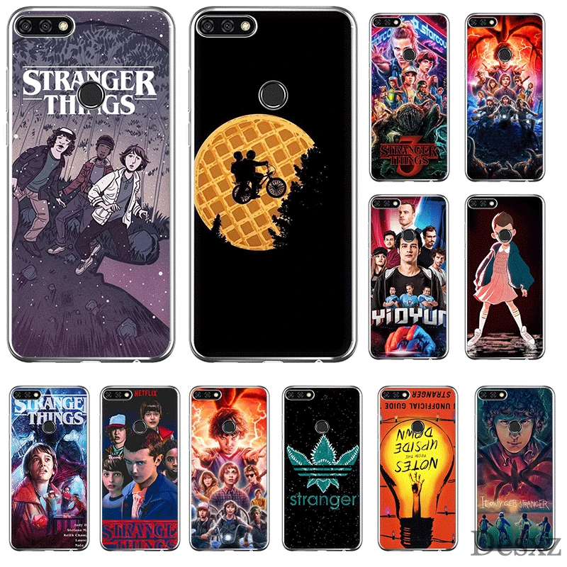 

Case For Huawei Honor View 20 Lite Pro 6A 6C 7A 8 8X 8 9 9X 10 Play Cover Strange Things Hot TV Stranger Things Poster Design