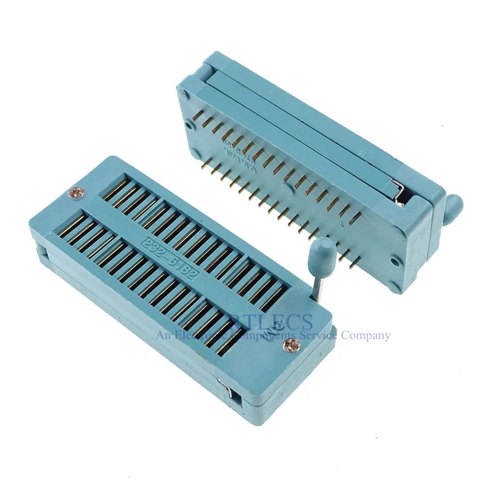 2x 48 Pin 2,54 Mm ZIF ZIP IC Test Scheda DIP Presa Universale - Foto 9