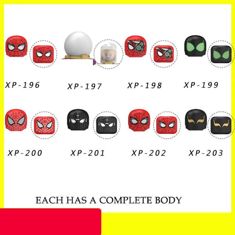 8 шт./набор фигурки супергероев куклы-пауки | Игрушки и хобби