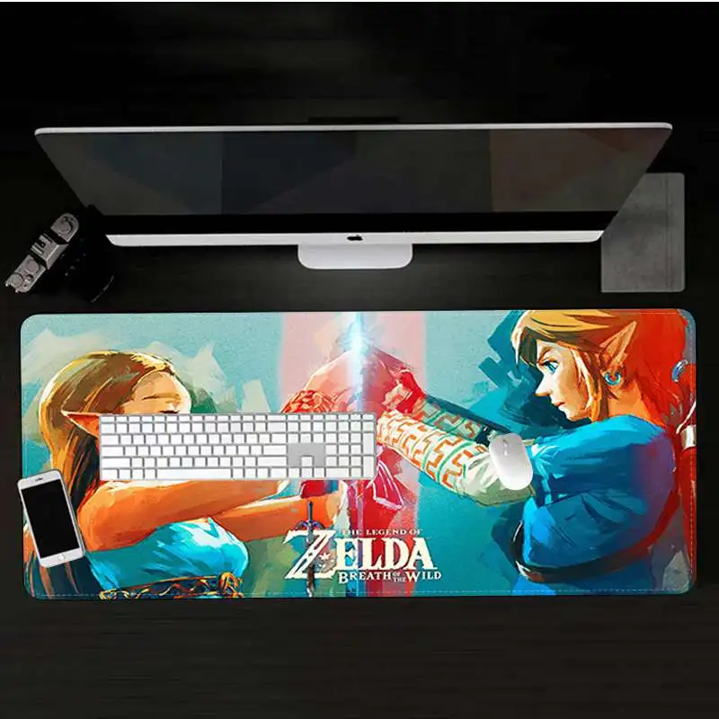 Maiya Top the legend of zelda breath of the wild Durable Rubber Mouse Mat Pad Free Shipping Large Mouse Pad Keyboards Mat