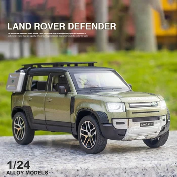 Nowy 1 24 Land Rover Defender SUV zabawki samochodu stopu Diecasts amp pojazdy zabawkowe jeśli w tej klasie nie ma samochodu Model w miniaturowej skali samochody zabawkowe dla prezenty dla dzieci tanie i dobre opinie Muwanzhi Metal CN (pochodzenie) 4-6y 7-12y 12 + y odlew Samochód