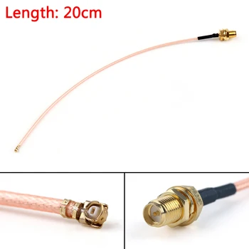 

Artudatech 5PCS 20cm RG178 Cable RP.SMA Female Plug Bulkhead To IPX U.FL Coax Pigtail 8in Connector
