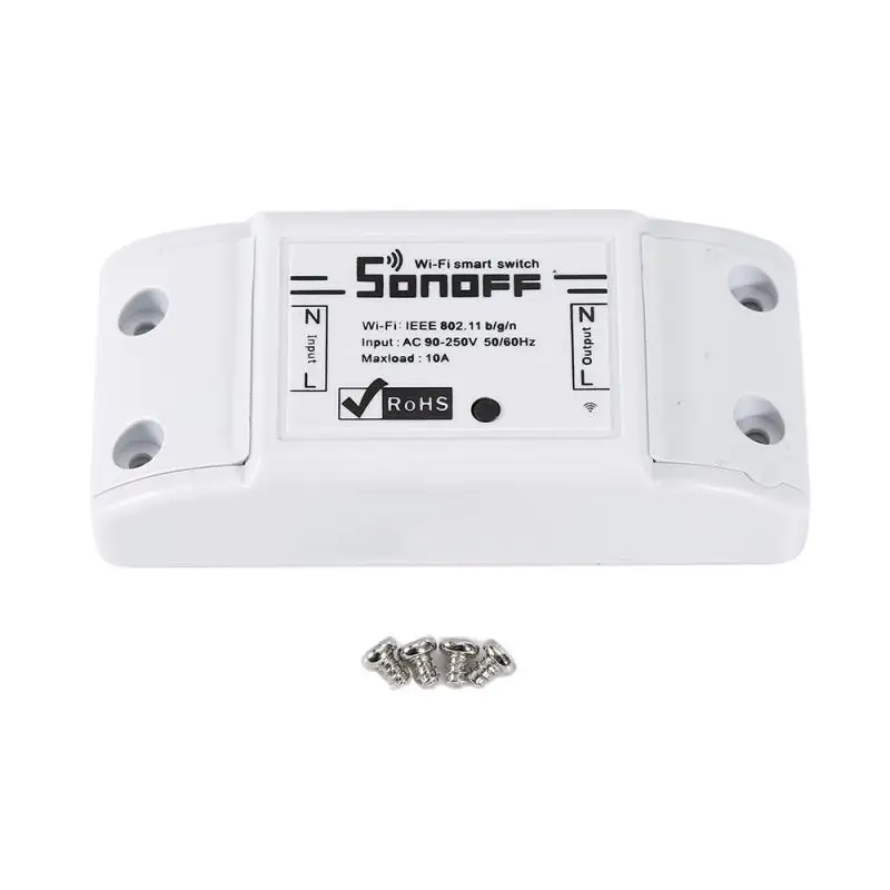 1/2/3/4/5 шт. SONOFF Basic Wi-Fi, переключатель для Alexa Google Home таймер 10A/2200W Беспроводной пульт дистанционного управления смарт-Модуль Автоматизации