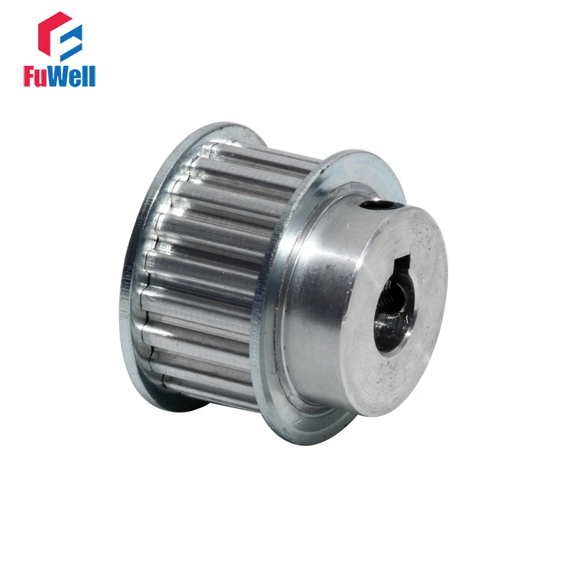 

XL-20T Timing Pulley with Keyway 16mm Belt Width Gear Belt Pulley 8/10/12mm Bore Aluminum Alloy 20Teeth XL Transmission Pulley