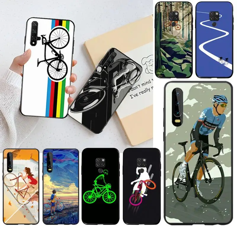 Роскошный чехол для телефона CUTEWANAN BIKE art уникальный дизайн Huawei P30 P20 lite Mate 20 Pro P Smart