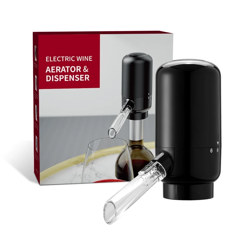 Decanter per vino elettrico aeratore per vino e pompa per