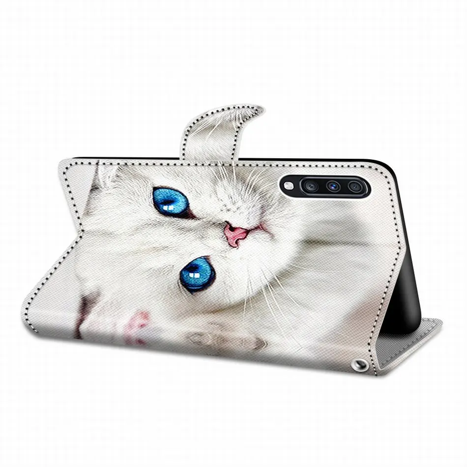 Флип чехол Fierce Lion Tiger Wolf для Samsung Galaxy A10 A10S A20S A20E A20 A2 Core A30 A40 A50 A60 A70 A80 Capa