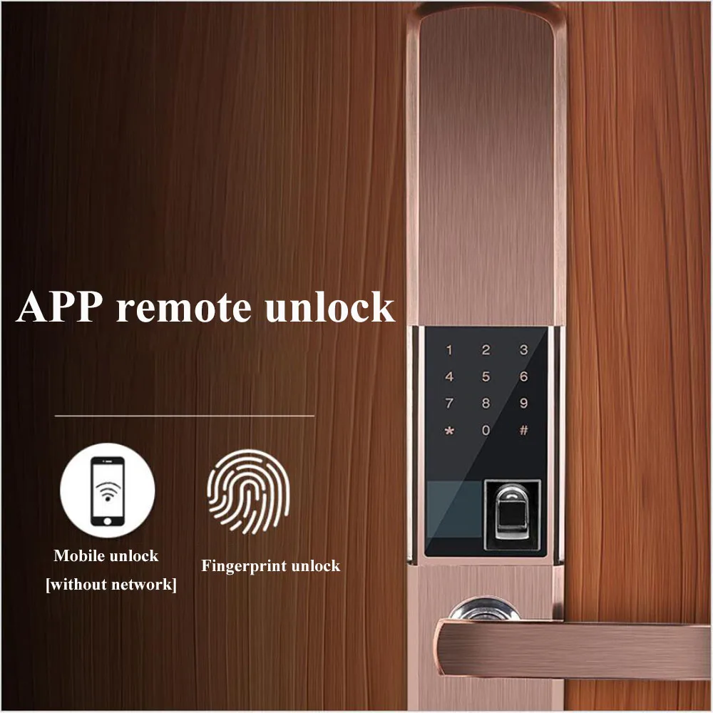 Блокировка по отпечатку пальца для дома Противоугонный дверной замок