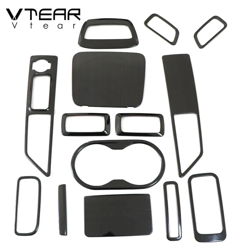 

Vtear For Geely Coolra SX11 BelGee X50 interior armrest air conditioner outlet cup holder cover Glove box trim accessories 2020