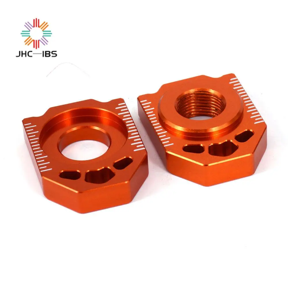 Motorcycle Accessory CNC Rear Chain Adjuster Axle Blocks KTM 85 125 150 200 250 300 350 450 525 530 EXC EXCF XCW SXF XC XCF motorcycle chain adjuster