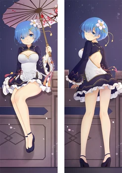 

Anime Re - Zero Kara Hajimeru Isekai Seikatsu Beatrice & Emilia Dakimakura Cover Rem & Ram Bolster Hugs Body Pillowcase