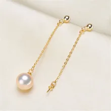 

925 Silver Pearl Beads Stud Earrings Setting Base Diy Jewelry Making Findings&Components
