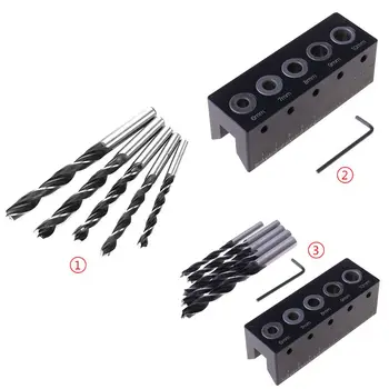 

90 Degree Angle Guide Drill Doweling Jig Straight Hole Locator Woodworking Tool