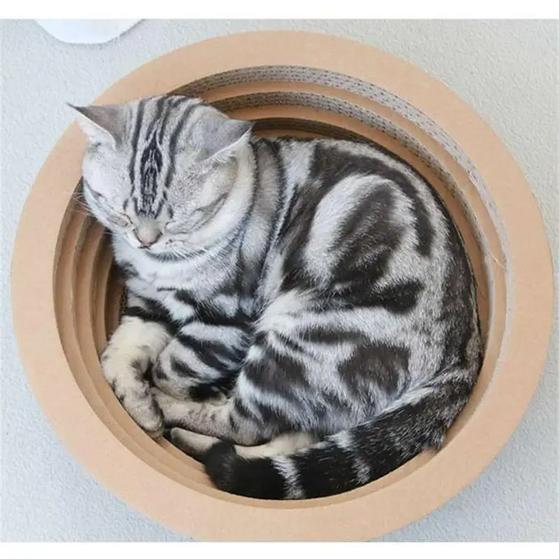 Cat Scratch Board Big Cat Toy Corrugated Cat Paper Bowl With Catnip