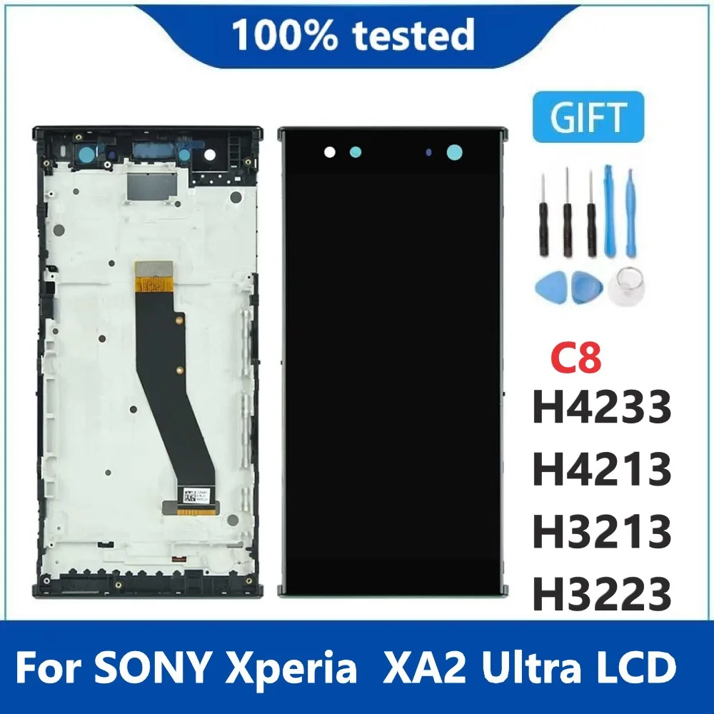 Оригинальный дисплей 6 0 дюйма для SONY Xperia XA2 Ultra ЖК-экран сенсорный дигитайзер H3213