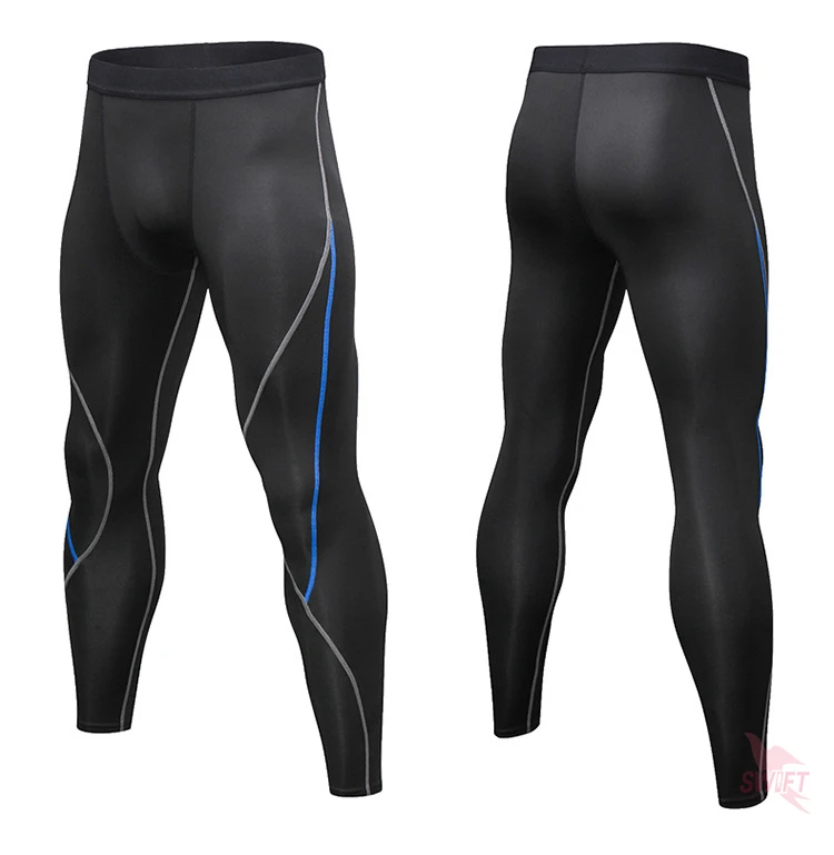 Quick Dry Skinny Running Tights Men Compression Fitness Crossfit Training Gym Leggings Sports Jogging Long Yoga Athletic Pants