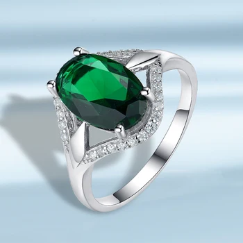 

925 Sterling Silver Ring Cubic Zircon 2020 Propose Marriage Engagement Wedding Rings Fine Jewelry