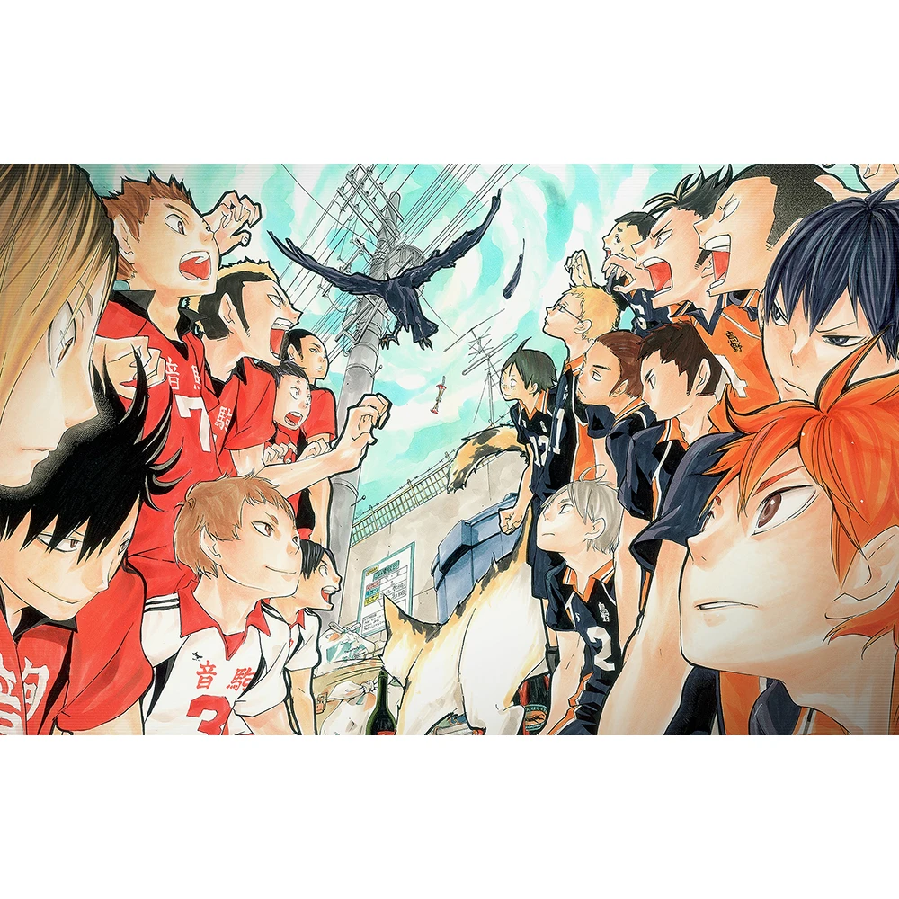 5d diamond home decoration haikyuu embroidery painting picture japanese