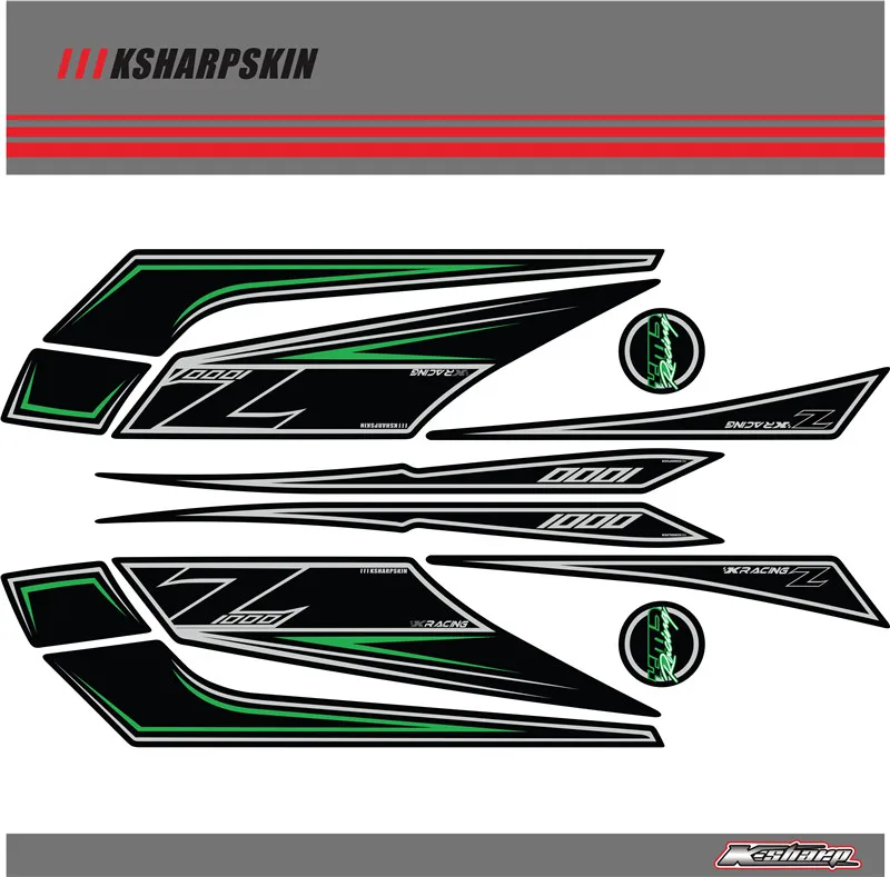 Задний обтекатель цифровая доска KSHARPSKIN 3D защитный гель для KAWASAKI Z1000SX 2011