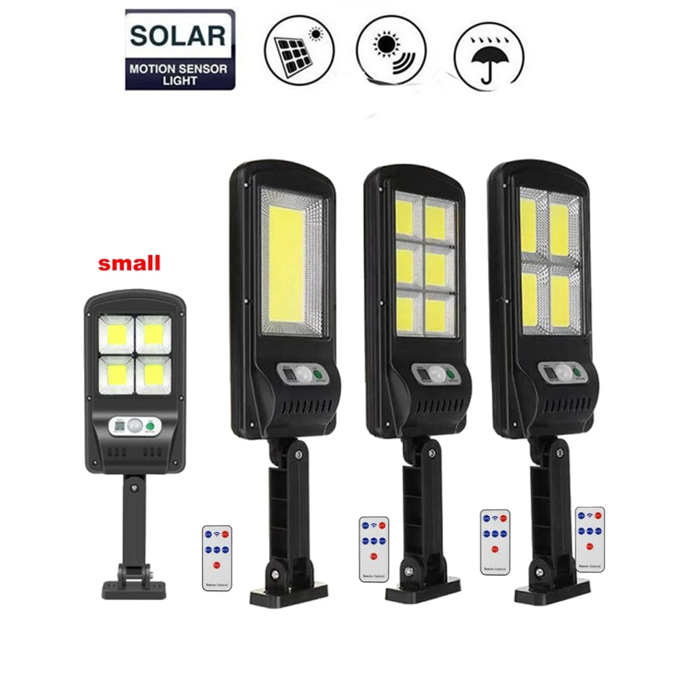 

1-4pcs remote 1-4pcs 48-128 LED Solar Light Outdoor Waterproof Lighting for Garden Wall Adjustable Mode Rotable Pole Solar L flo