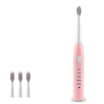 

Powerful Electric Toothbrush Rechargeable 32000 time / min Ultrasonic Washable Electronic Whitening Waterproof