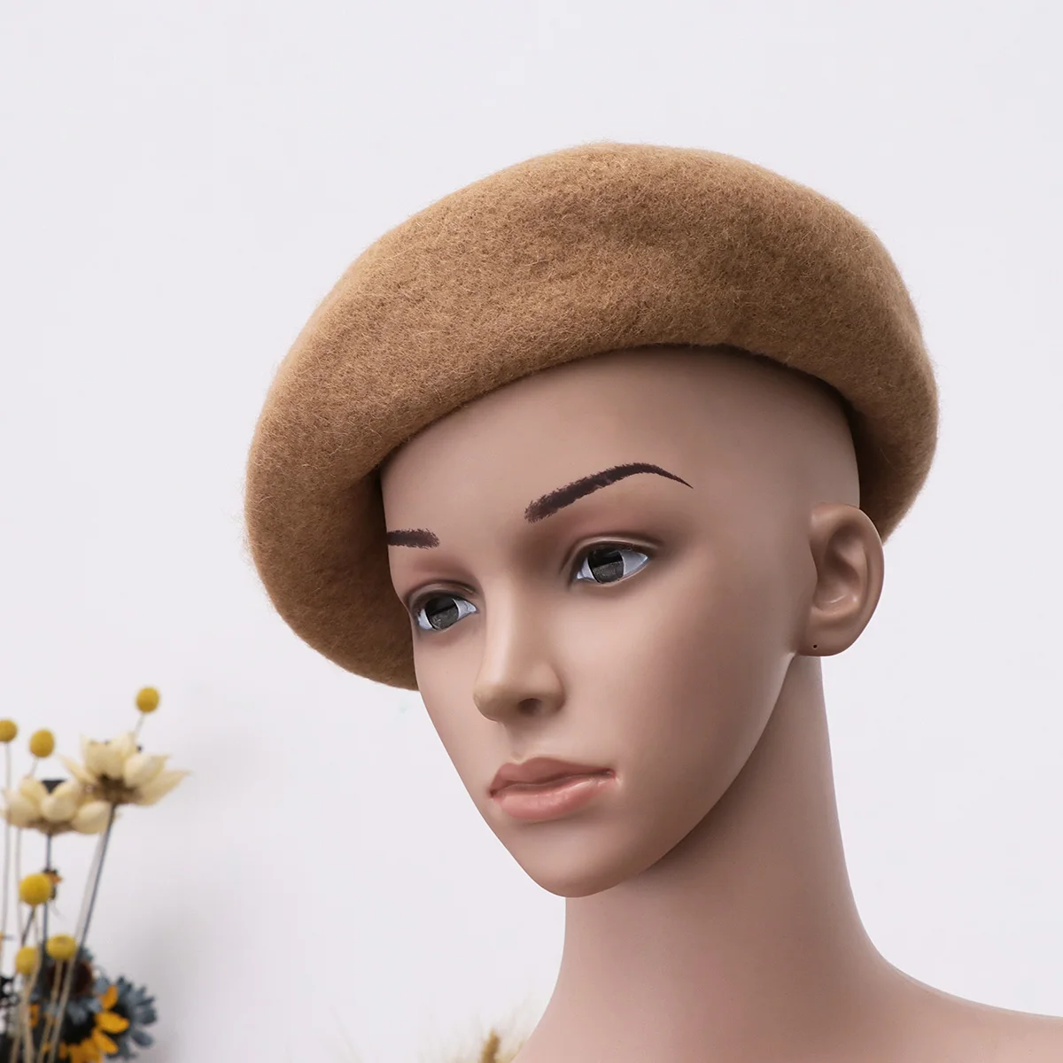 Fashion Beret Elegant Creative Wool Winter Hat Warm Hat Beret Hat Ladies Beret For Lady Woman Friendship Gift