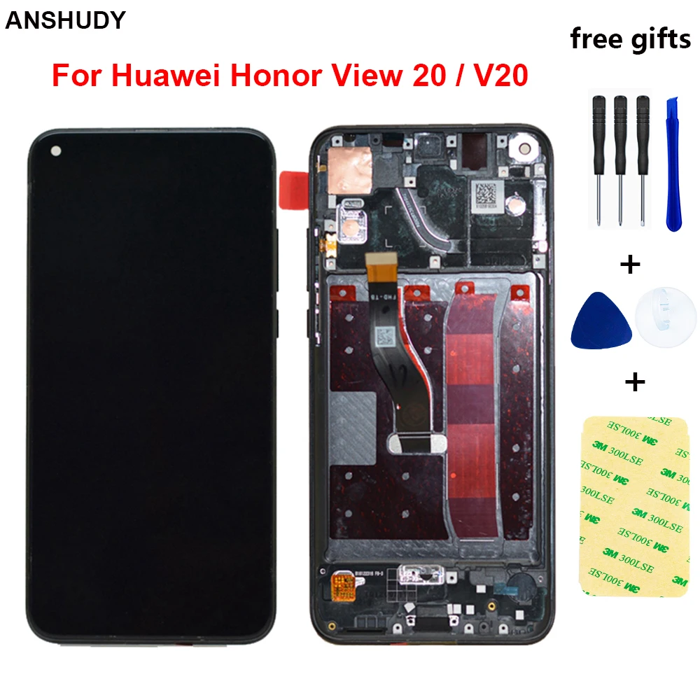 Дисплейный модуль для Huawei Honor View 20/ V20 ЖК-дисплей с сенсорным экраном дигитайзер в