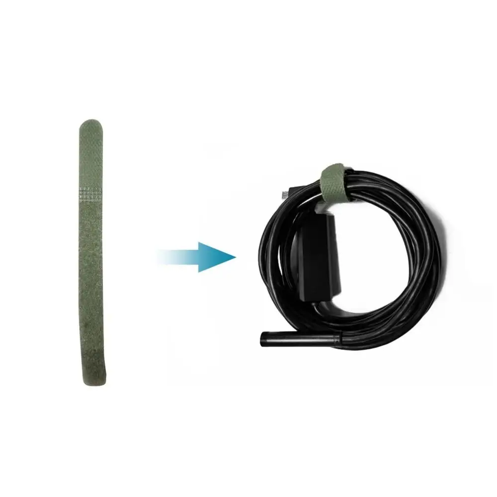 

F160 8mm HD 720P Black WIFI Endoscope Camera Cable IP67 Waterproof With Adjustable Light Button 8pcs LED Light Long Cable