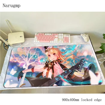 

BanG Dream padmouse locrkand accessory 900x400x4mm mouse pad cute gaming enterprise rubber mats keyboard large mouse mat gamer
