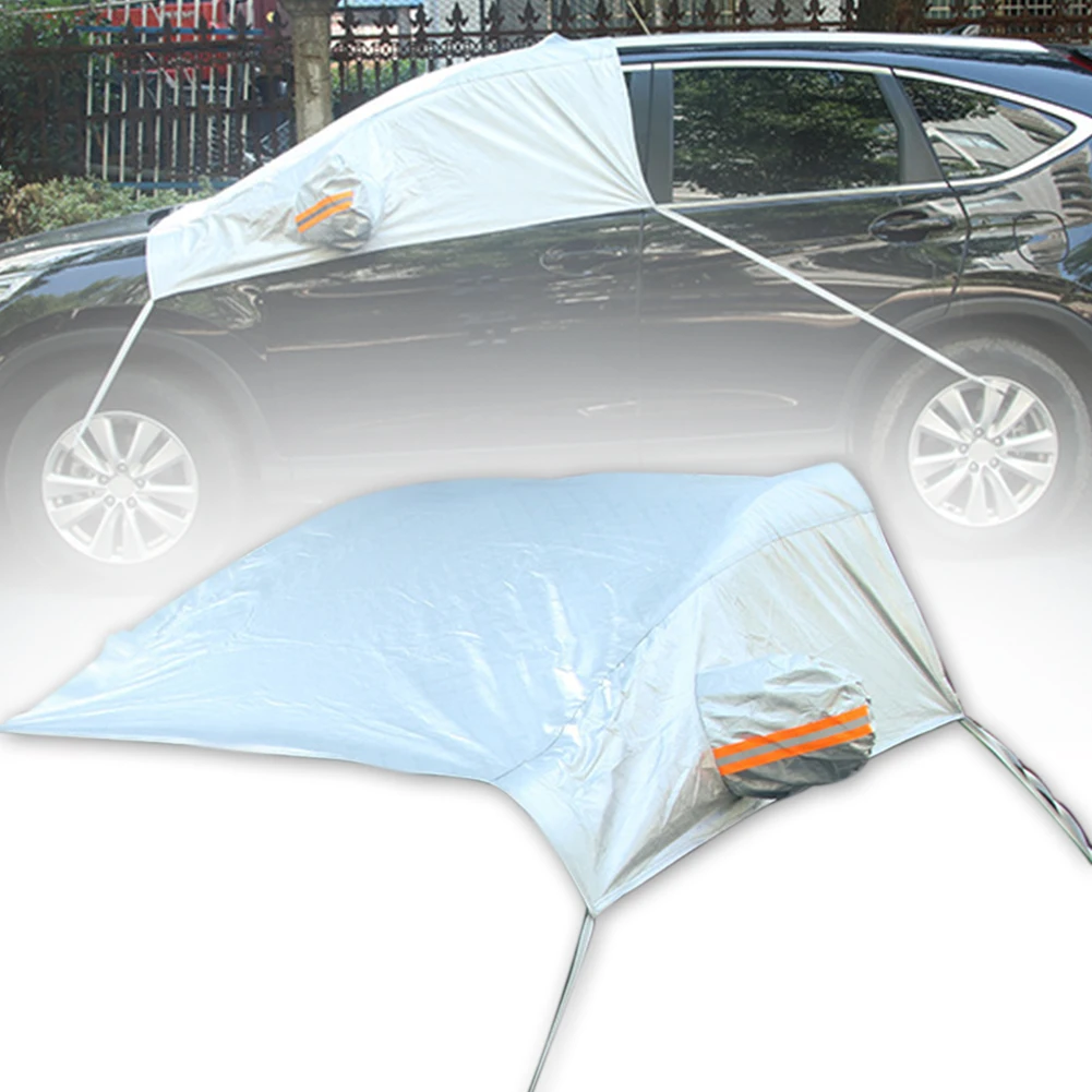 Multifunctional Styling Mirror Protector Car Accessories Aluminized Film Snow Shield Foldable Windshield Cover Universal