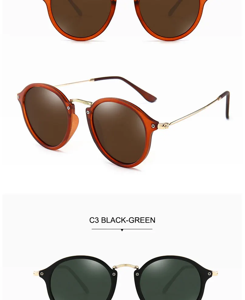 SIMPRECT, поляризационные женские солнцезащитные очки,, зеркальные, Ретро стиль, круглые солнцезащитные очки, Ретро стиль, водительские солнцезащитные очки, UV400, черные оттенки для женщин