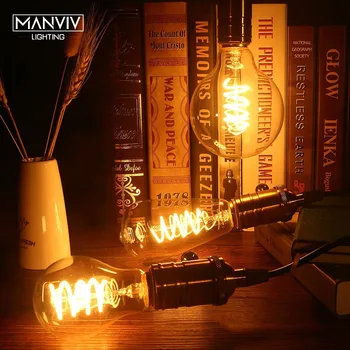 

E27 Antique Retro Edision Bulb Hanging Lamp 3W Vintage Incandescent Lamp 220V 110V Warm White Glass Filament Lamp Decorate