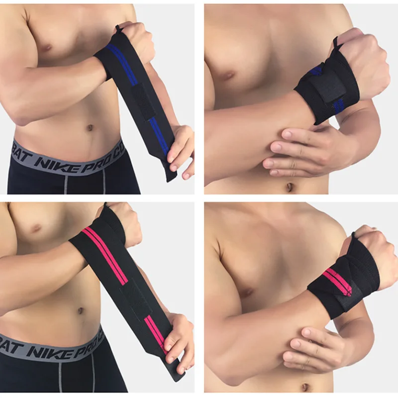 2 шт. унисекс спортивный браслет повязка на запястье поддержка анти