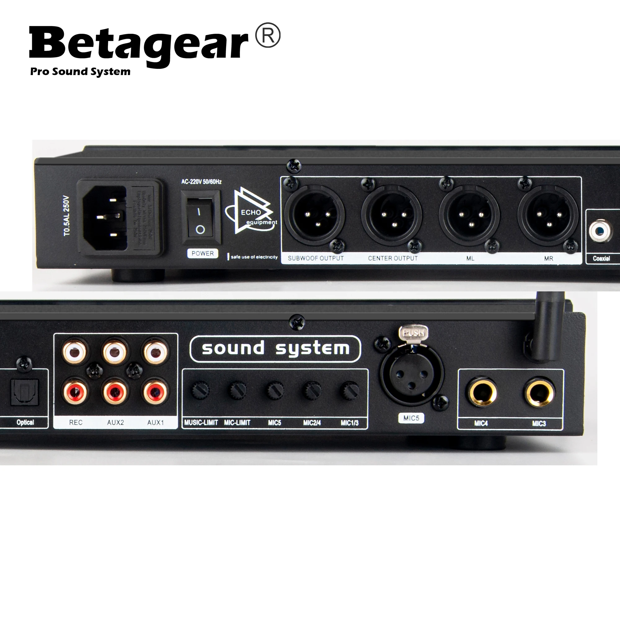 Betagear karaoke system bluetooth DSP KTV digital