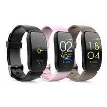 Новинка 1,14 дюймов Bluetooth Смарт спортивные часы монитор сердечного ритма сенсорный цветной экран водонепроницаемый подсчет шагов умный Браслет# N