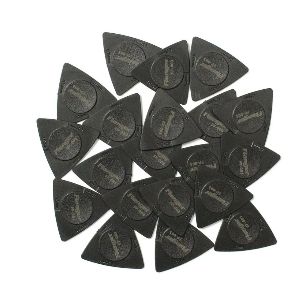 Flanger-1pcs-Guitar-Picks-Triangle-Black-White-Guitar-Picks-Anti-slip-Style-ABS-Material-Picks-Guitar(4)