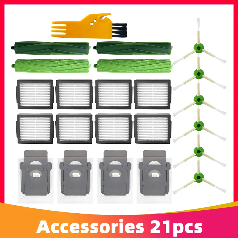 Pennello A Rullo Filtro Hepa Spazzola Laterale Sacchetti Di Polvere Per Irobot Roomba E5 Robot Aspirapolvere Parti Di Ricambio Aspirador