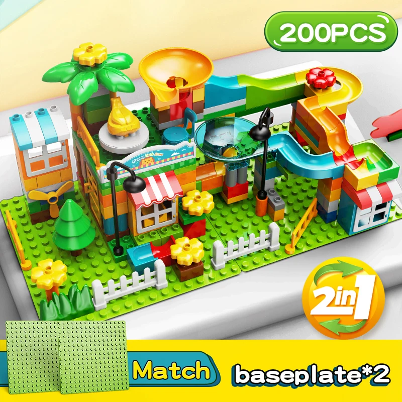 marble run blocks duplo