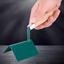 Штукатурный шпатель 75 мм штукатурный шпатель с деревянной ручкой, стальной угловой шпатель внутри, шпатель для гипсокартона