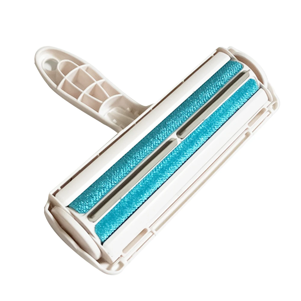 Чистящая домашняя легкая в эксплуатации ворсовая щетка мебель ковры роликовый эпилятор для удаления собак кошек многоразовые удобные постельные принадлежности антистатические - Цвет: Blue No Ear