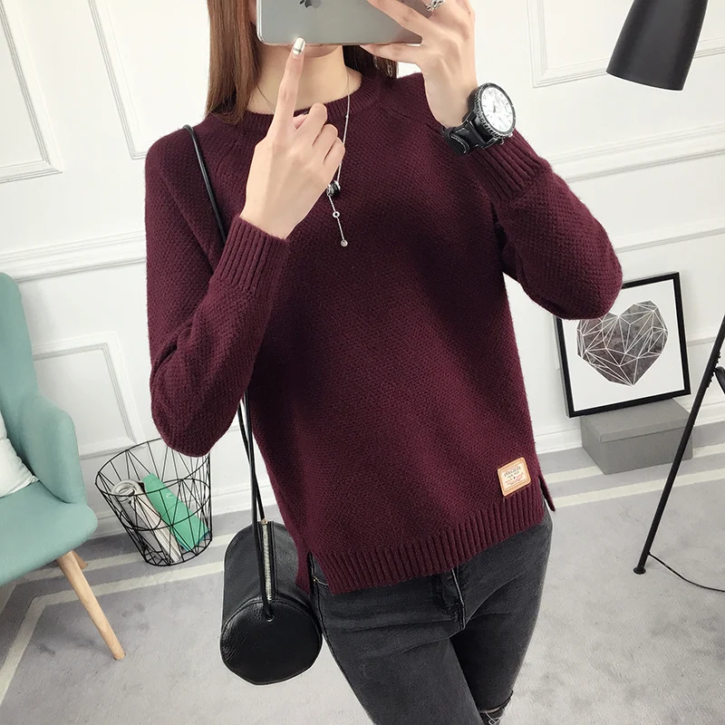 Kaufen OHCLOTHING 2020 neue frühling Koreanische Kurzen allgleiches winter pullover gestrickt shirt mit langen ärmeln und lose frauen