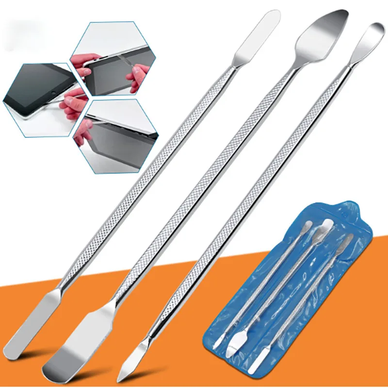 

3pcs Universal Repair Opening Mobile Phone Tool Metal Disassemble Crowbar Metal Steel Pry Phone Hand Tool Set