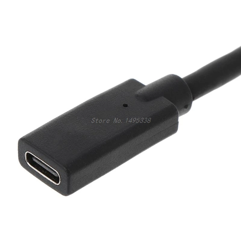 0.3/0.6/1m USB 3.1 90 Degree Elbow Design Type C Male to Micro USB Female Extension Cable Charging Data Line Adapter Converter