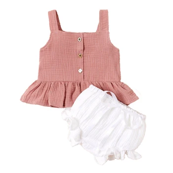 

Bear Leader Toddler Baby Clothing Sets 2020 New Summer Baby Girl Cute Outfits Top and Shorts 2Pcs Newbron Outfits Bow-knot Suits