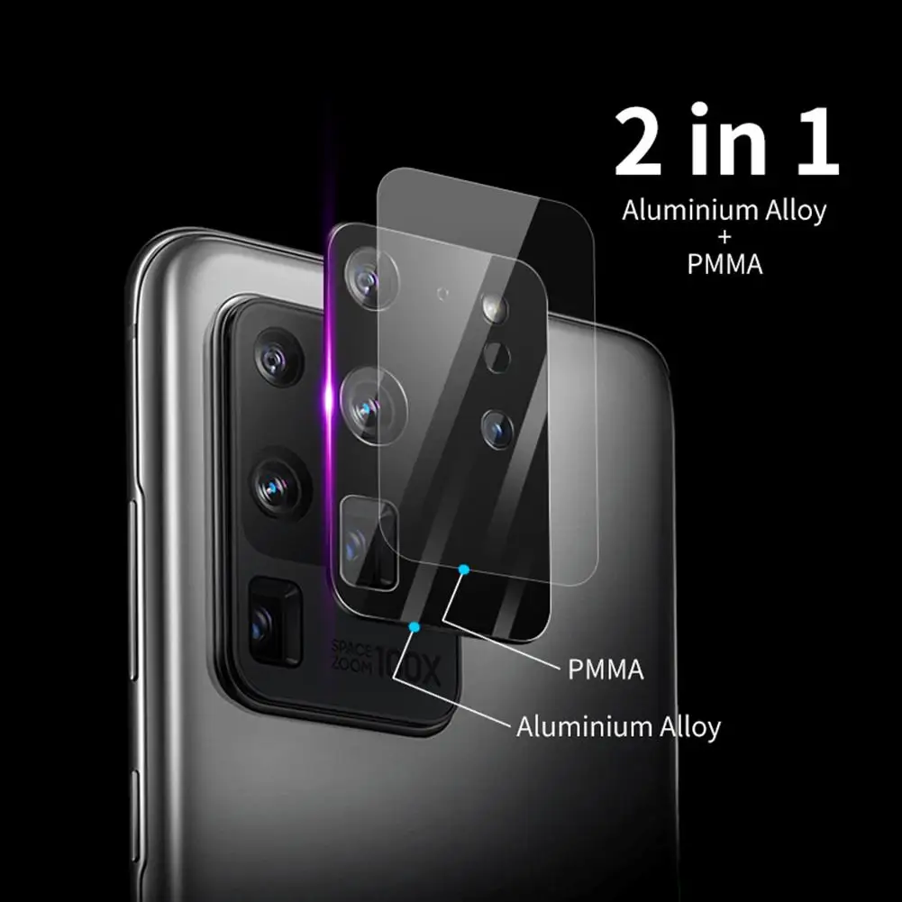 Anti-scratch Tempered Glass Camera Lens Full Coverage Protector for Samsung Galaxy S20 Ultra Accessories Anti-explosion cover | Мобильные